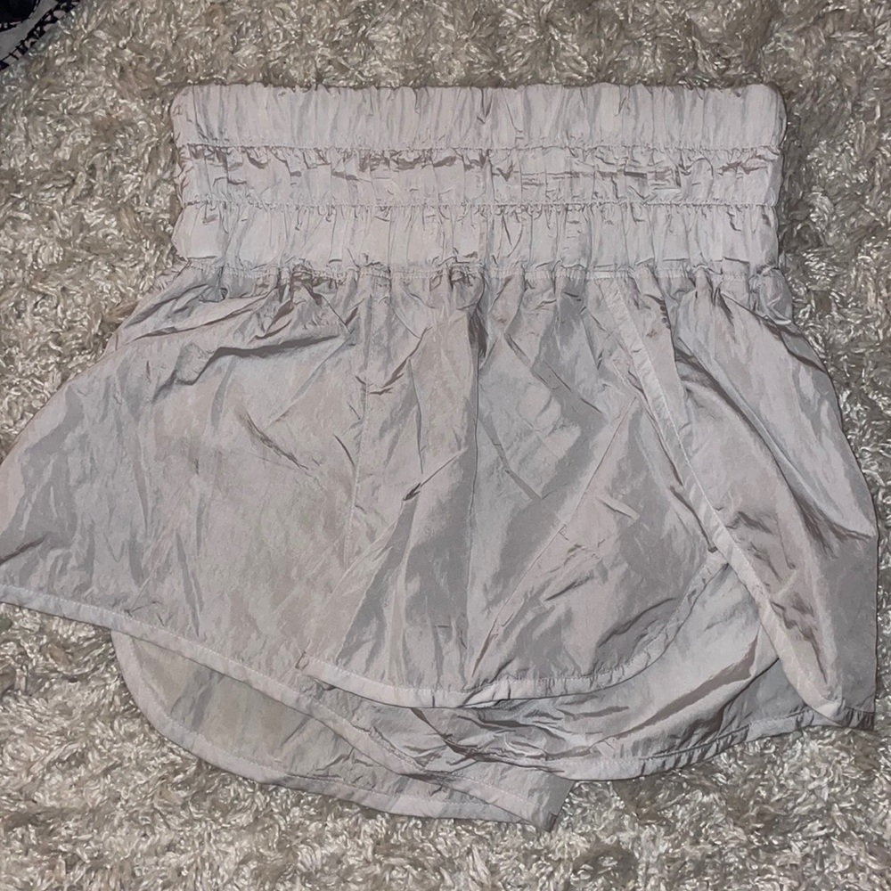 Free People Way Home Shorts White